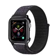 Simple Fashion Nylon Watch Strap with Frame for Apple Watch Series 4 44mm