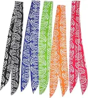 Abaodam 5Pcs Dog Cooling Scarf Wrap Summer Cooling Towel for Outdoor Activities Lightweight and Durable Pet Ice Scarf for Comfortable Walking and Training