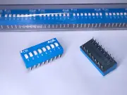 10PCS EDS108SZ ECE 8-Pole 2-Position Slide DIP Switch Toggle SPST