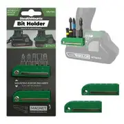 STEALTHMOUNTS Bit Holder for Metabo/Hitachi/HiKOKI Green 18V/36V - 2 Pack BH-MHH-GRN-2