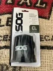 SOG Black Countertop Lightweight Pull Through Knife Blade Sharpener SH02
