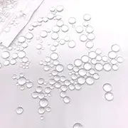 KSCRAFT Clear Dewdrop Water Droplets Embellishments for DIY Paper Craft Card Making Decor Scrapbooking Accessories