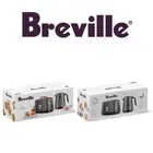 Breville® the Luxe Duo™ 2 Slices 6 Settings Toaster & 1.7L Cordless Kettle Noir