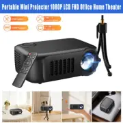Mini H-D 1080P Home Cinema Portable 14-100 inch Theater Movie Projector 1500 lum