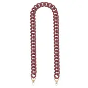 47.2" Acrylic Purse Chain Strap Handle for Shoulder Crossbody Bag Handbag Red