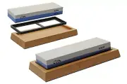 Knife Sharpening Stone 1000/6000 With Angle Guide