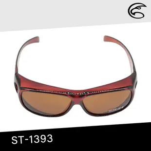 ADISI 偏光太陽眼鏡 ST-1393 / 透明茶框 (茶片) 墨鏡 套鏡 護目鏡 單車眼鏡 運動眼鏡