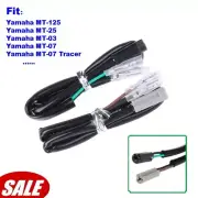 For Yamaha MT-07 MT-09 2 Wire Indicator Turn Signal Lights Adapters Leads Cables