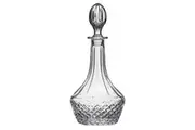 Tempa Jasper 830ml 31cm Glass Whisky Decanter Liquor Container Bottle Clear