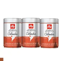 在飛比找Yahoo奇摩購物中心優惠-illy 哥倫比亞 咖啡豆 (250g/罐) 3入組