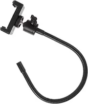 Kisangel 1 Set Phone Holder Tripod Mount Adapter Flexible Hose with Angle Compatible with Smartphones for Live Streaming Video Recording