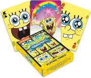 AQUARIUS Spongebob Faces Playing Cards - Spongebob Themed Deck of Cards