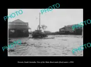 OLD LARGE HISTORIC PHOTO TEROWIE SOUTH AUSTRALIA FLOOD WATERS IN TOWN c1936 2
