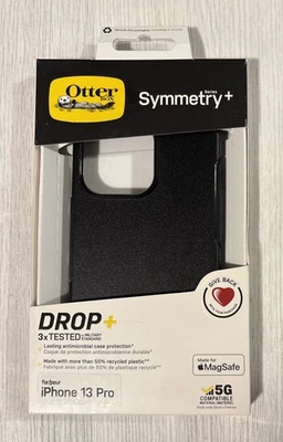 OtterBox Symmetry+ Series MagSafe Phone Case For iPhone 13 Pro - Black