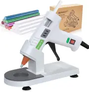 Hot Glue Gun Kit, 40W Mini Glue Gun with Fine Tip & 30 Glue Sticks, Suction Cup
