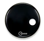 Aquarian - RSM14BK - 14" Regulator Off-Set Hole Bass Drum Gloss Black