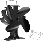 Signstek Wood Stove Fan,Fan with Hook,Gas Wood Burner Stove Fireplace Tent