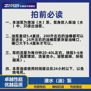 抽油機 抽油器 抽油幫浦 油泵 柴油泵電動抽油泵柴油12v24伏抽油神器車載加油泵油抽子潛水泵 全館免運