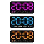 Digital Clock LED Alarm Clock Desktop Modern Large Display Electronic Clock for