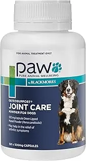 PAW by Blackmores Osteosupport® Joint Care Powder for Dogs | Provides Relief of Arthritic Symptoms| 150 Capsules