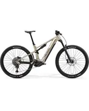 Merida eOne Forty 400 Dual Suspension Electric Mountain Bike High Cream (Black)