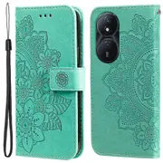 Imprinted Pu Leather Flip Cover Case For Honor Play 50 Plus 5g Protective Wallet-style Phone Case