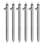 6pcs Quick Release Spring Bar 1.8mm Dia 24mm Width Stainless Steel Watch Pins