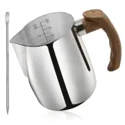 Milk Frothing Pitcher 20 OZ (600ML),Espresso Steaming Pitchers with -Scald3950