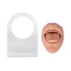 3D Silicone Tongue Mouth Model Soft Piercing Practice Body Parts for Piercing