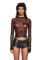 [Current Mood] Rebel Revolution Mesh Top