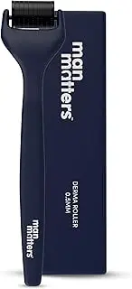 [Man Matters] Advance Derma Roller For Hair & Beard | 540 Micro 0.5mm Titanium Alloy Needles | Beard Health and Development | Stimulates Beard Hair Follicles | Safe, Easy & Effective To Use