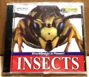 NEW - INSECTS CD ROM FOWARE PUBLISHING 2000 PC/MAC - KNOWLEDGE IS POWER