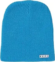 [neff] Mens NF00001 Daily Beanie, Warm, Slouchy, Soft Headwear Beanie Hat - White - One Size