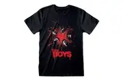 The Boys Unisex Adult Group Shot T-Shirt (Black) - UTHE465
