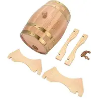 Wine Barrel Tap 36. 0×28. 0×26. 0 5L Vintage Wood Oak Timber Wine Barrel for Beer Whiskey Rum Port Vintage Wood Oak Oak Cask