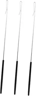 ERINGOGO 3Pcs Puppet Control Rod Stainless Steel Hand Stick Sleeve for Puppets Enhance Interactive Puppet Shows for Stage Performances Home Entertainment