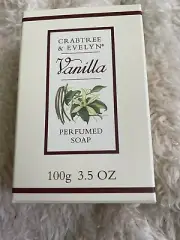 Crabtree and Evelyn Vanilla Perfumed Soap-3.5oz NEW