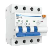 CHINT NB3L 3P+N 4 POLE 10KA RCBO RCD MCB Safety Switch Circuit Breaker Combo