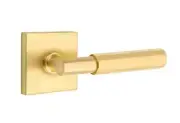 Emtek Select Dummy, Square Rosette, T-Bar Stem, Faceted Handle US4