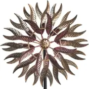 Large Outdoor Metal Wind Spinner,Two-Way Wind Sculptures,360 Degrees Kinetic