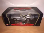 Bburago Burago 1/24 FERRARI 275 GTB 4 SILVER 1966 Diecast Cod. 0511 MIB