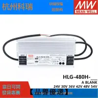 在飛比找露天拍賣優惠-【品譽優選】明緯LED開關電源HLG-480H-24A/30