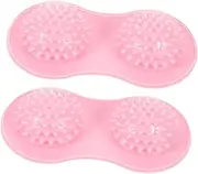2 Pack Foot Massage Balls Acupoint Therapy for Feet Leg Back Plastic Massage Balls Safe Comfortable Portable