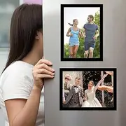Magnetic Picture Frames for Refrigerator, Easy to Use Magnet Photo Frame Pockets Practical Certificate Frame Document Frames Waterproof Self Adhesive Magnet Picture Frame for Office (A4)