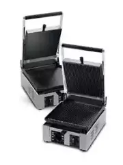 Univex PPRESS1R 9.8" x 10" Electric Single Panini Press, Ribbed Plates