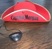 Captain Morgan Rum Pirate Hat And Eyepatch Combo Costume Accessories - NEW!