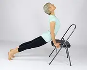 Yoga Chair by iYogaprops | Yoga Equipment for Home | Foldable Metal Chair | Yoga Props | Australia Based Company | 380 mm W x 41mm L