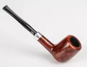 Briar Tobacco Smoking Pipe, Billiard Shape, Army Mount, Mahogany, great gift
