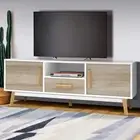 Artiss 3 Drawer TV Cabinet Entertainment Units Wood Stand Storage Furniture AU