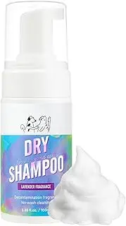 Waterless Shampoo for Dogs | No Rinse Foam Dog Shampoo Spray | Odor Removal Grooming Supplies, Pet Deodorizer, Cleanse Dry Skin, Smelly Coat